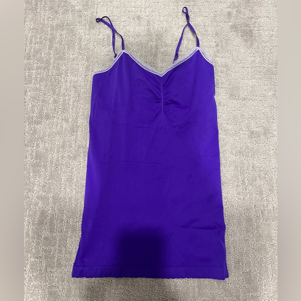 Victoria Secret Purple Lace Trim Top